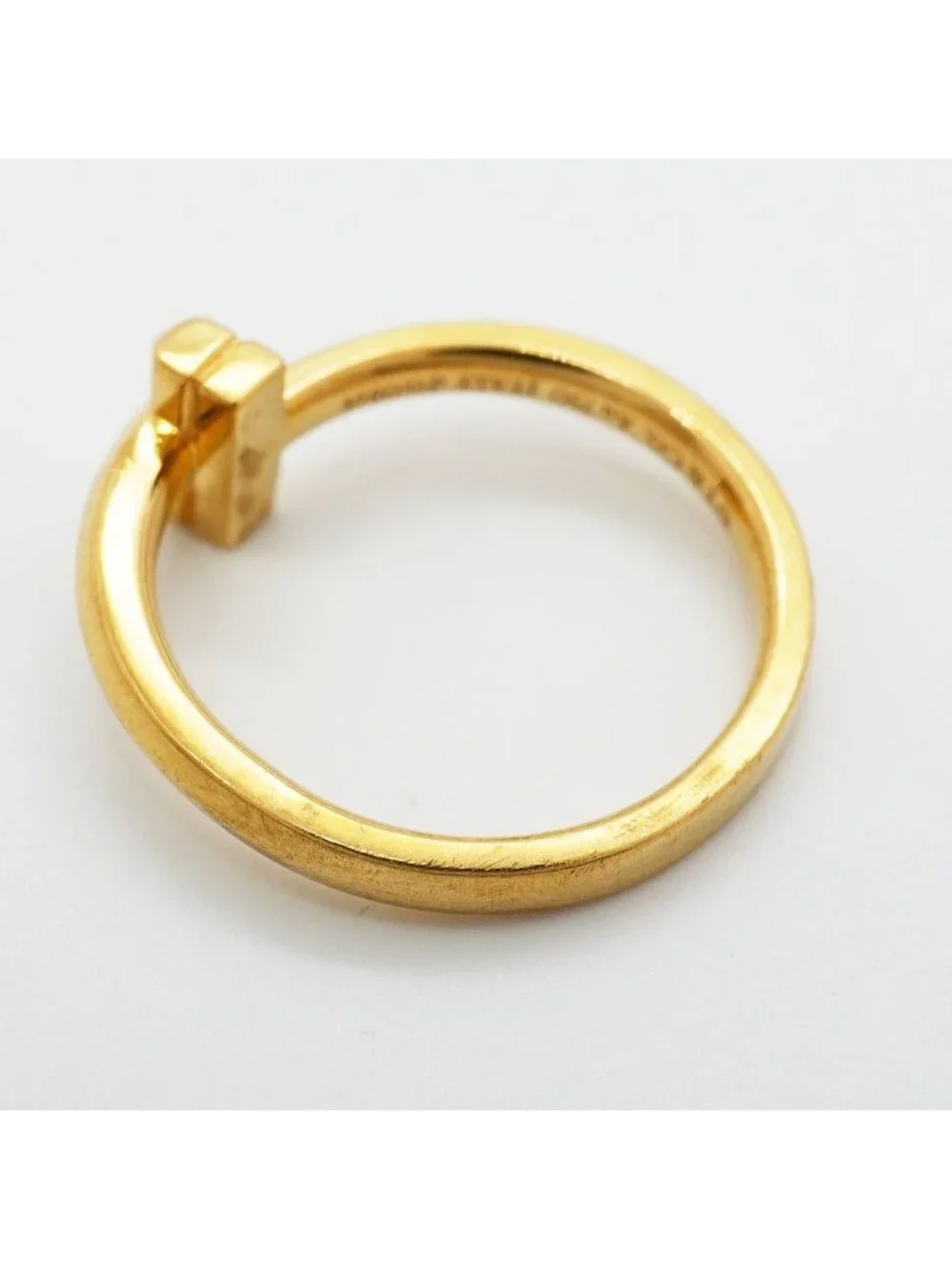 Tiffany & Co Ring T One 18k Yellow Gold Diamond